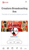 Go live on FANBANDZ it look like this when others searching for who is live...