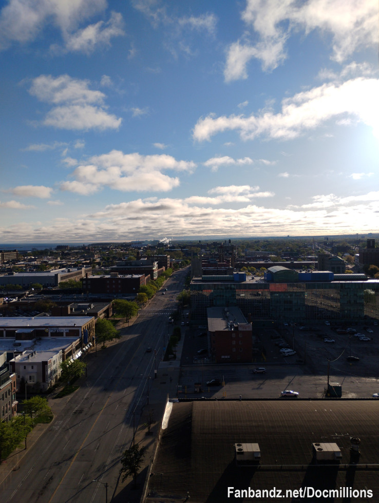 Beautiful day in Cleveland Ohio